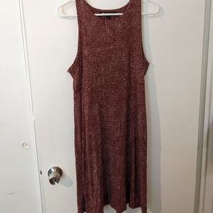 LAST CHANCE donating 4/25 ATHLETA Santorini Burgundy Tank Midi Dress M